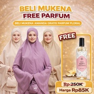 KATUN BUY A MUKENA GET A FREE PERFUME Amanda Series Adult Traveling Mini Pouch 2 in 1 premium Cotton