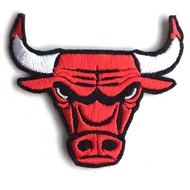 Chicago Bulls Embroidered Patch 7x6 cm Attached To The Shirt Attach A Hat Diy Clothing Work Embroide