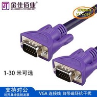【樂淘】金佳佰業VGA線電腦螢幕連接線傳輸線高畫質線投影儀數據線1.5米3