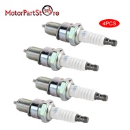 4 Packs 7131 BPR6ES Spark Plug for Honda GX120 GX160 GX200 GX240 GX270 GX340 GX390 GXV120 GXV140 GC1