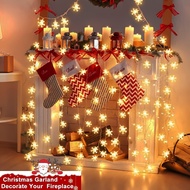 Christmas Snowflake String Light Decoration LED String Light Party Wedding Holiday Decoration