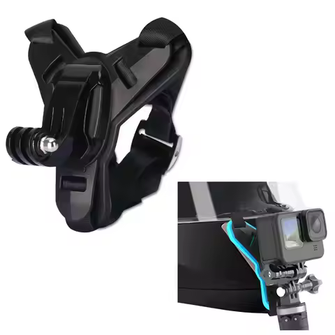 HONGDAK Motorcycle Helmet Chin Mount for GoPro Hero 11 10 9 8 7 6 Action Sports Camera Holder Motorc