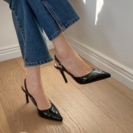 [SAPPUN] Twili Enamel Slingback heels (9cm)