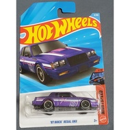 Hot Wheels 87 Buick Regal GNX Treat Hunt Model Car – Genuine US (Regular Card)