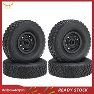 [Redpowderyan] 4Pcs 67mm Tire Wheel Tyre for  C14 C24 C34 C44 C24-1 FJ40 1/16 RC Car Upgrade Parts S