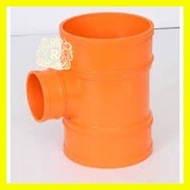 ✉ ◸ ◱ ORANGE PVC TEE REDUCER/Wye Reducer/Bushing Reducer