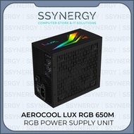 AEROCOOL RGB LUX 650M 80 PLUS BRONZE 650W PSU MODULAR
