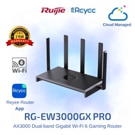 RG-EW3000GX PRO Router Gaming GB Speed 2 Frequency Bands Supports Wi-Fi 6 3000M Standard Can Do MESH