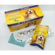 Zantel Deworm Cat & Dog Tablets/ Ubat Cacing Kucing dan Anjing