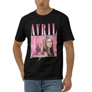 Vintage Printed Cool T Shirt Avril Lavigne Singer Avril Lavigne Cotton T-Shirt