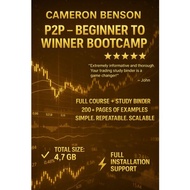 Cameron Benson – P2P – Beginner To Winner BootCamp (Full Course + Study Binder)