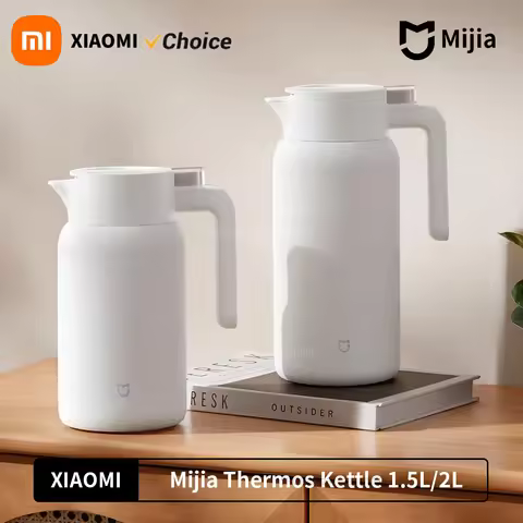 NEW XIAOMI Mijia Thermos Kettle Vacuum Insulated Bottle for Hot/Cold Drinks 1.5/2.0L 60oz Coffee Car