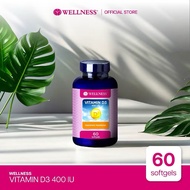 Wellness Vitamin D3 400 IU - 60 Softgels