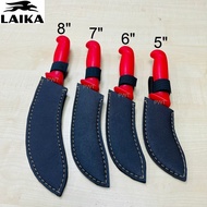 Laika ROSTFREI-INOX Sheath Knife (5/6/7/8 inch) – Plastic Handle Meat Sheath Knife
