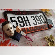 HalloweenLicensePlateFrame Halloween Unique Michael Miles License Plate Frame Luminous 9..8