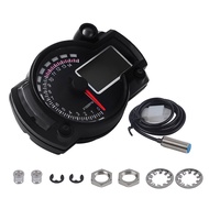 Universal Digital Speedometer Motorcycle Odometer Meter 0~299KM/H with 7-color LCD Backlight Motorcy