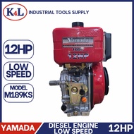 Yamada Aircooled Diesel Engine 12HP Low Speed M189KS