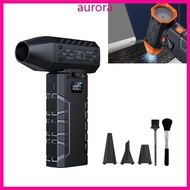 Auro Handheld Fan 130000RPM Outdoor Air Blower Rechargeable Air Blower with Nozzle