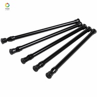 5 Pack Cupboard Bars Tensions Rod Spring Curtain Rod for DIY Projects, Extendable Width, 11.81 to 20 Inches (Black)