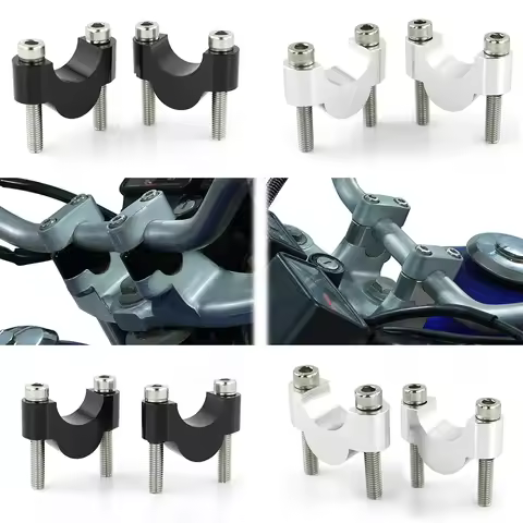 22mm 7/8" Handlebar Risers Fat Bar Riser Fit For Suzuki GN125 GN250 GN400 DL250 V-Strom 650 DL650 V-