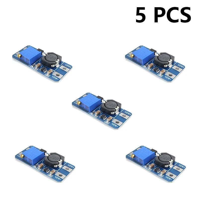 MT3608 Boost Module DC-DC Boost Converter 2A Adjustable Voltage 2V-24V to 5V-28V Power Supply Board