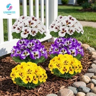 MLINX Fake Flowers, Lifelike Colorful Simulation Flowers Branch, Floral Arrangement Home Decoration 