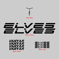 Stiker Pack Sepeda Elves Vanyar - Bicycle Decal Sticker