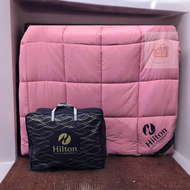 Hilton ผ้าห่มนวม ระดับ 5 ดาว ที่มีคุณภาพ ผ้านวมขนเป็ดเทียม100% เนื้อผ้านุ่ม ห่มสบาย ระบายอากาศได้ดี