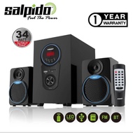 Salpido Caproni 2x Dynamic 2.1 Multimedia Speaker