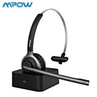 Mpow M5 Pro Bluetooth 4.1 Headphones With Mic Charging Base Wireless BH231