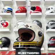 หมวกกันน็อค NEW BELL BULLITT GT WANDER VINTAGE WHITE BLACK