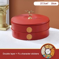 Cake Jar Chinese New Year Snack/ Snack Container with Devider