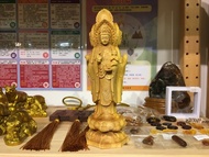 黃楊木三面觀音 - 有保護和辟邪作用