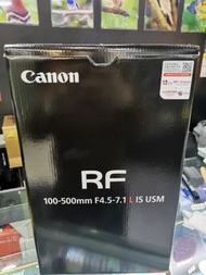 全新一樣 Canon RF 100-500mm f4.5-7.1 100-500