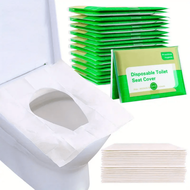 20/50/100pcs Disposable Flushable Toilet Seat Covers - Provide Protection For Travel, Schools And Pu