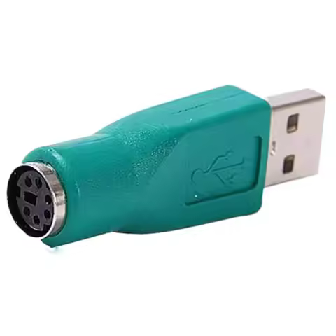 PS/2 USB 2.0 Female to PS2 Male Adapter Converter Keyboard Mouse Adapter USB Type A Female to PS/2 U