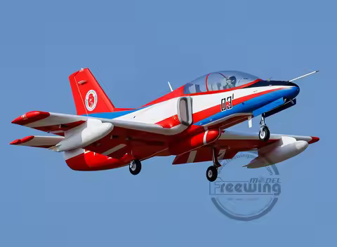 Freewing RC Plane 70/80mm K-8 Flight Demonstration Team Painted Ducted Fighter Model Plane KIT with
