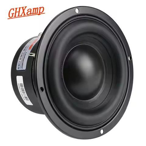GHXAMP 4 Inch Woofer Subwoofer Speaker Unit 4ohm 40W Polymer Cap Long Stroke Rubber For Computer Mul