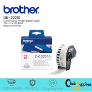 BROTHER DK-22210 White Continuous Length Paper Tape