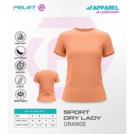FELET SPORT DRY LADY【Apparel】【Ladies Shirt】100% Original by FELET