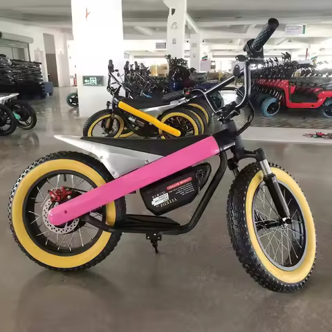 Wide tire kids electric bike scooter kids bike drift car kids balance bike