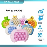 Electronic Pop Light Up Game Handle Toys for Children Adults Fidget Anti Stress Relief Toys Chases L