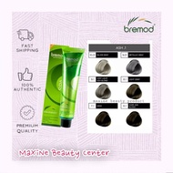 BREMOD hair color (ASH SERIES: mettallic gray, ash gray, ash blond, silver gray, honey tea brown)