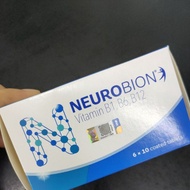 New Original Neurobion vitamin B1 B6 B12 6x10 1box Exp02/27