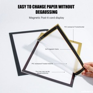 A4 magnetic display board /Magnetic picture frame / magnetic wall photo frame, transparent picture d