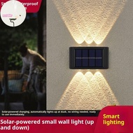 XOITR 4-10 LED Solar Lamp Outdoor Waterproof Wall Lights For Garden Yard Decor Landscape Up And Down