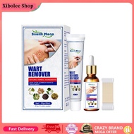 Wart Remover Liquid Plantar Wart Remover for Feet Gentle Gram Wart Cream Set for Neck Face Armpits Skin Tags Effective and Scar-Free Corn Remover clean