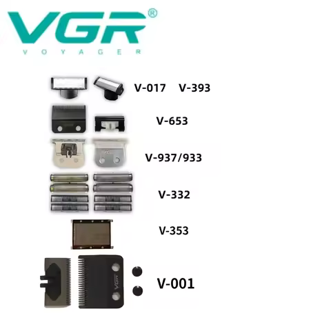 VGR Product's Accessories DLC Coating Blade for Electric Hair Clipper Accessories V-308 V-977 V-001 