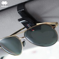 New Plastic Car Glass Clip Car Storage Sunshade Sticker For Fiat 500 500C 500X 500L car Interior sun