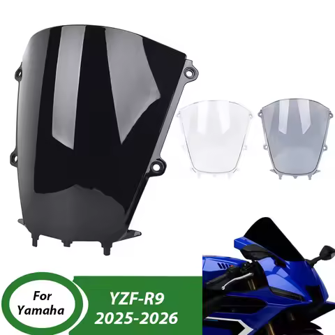 Motorcycle Front Windscreen Windshield Screen Shield Wind Deflector Protect For Yamaha YZF-R9 2025 2